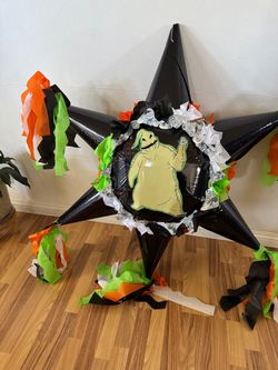 CUSTOM Nightmare before Christmas bola star pinata