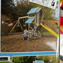 Kidcraft Seacove Children’s Outdoor Swing Set / Play Set /  Playhouse BRAND NEW
