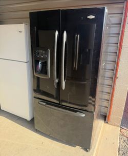 Black Maytag Refrigerator And Freezer