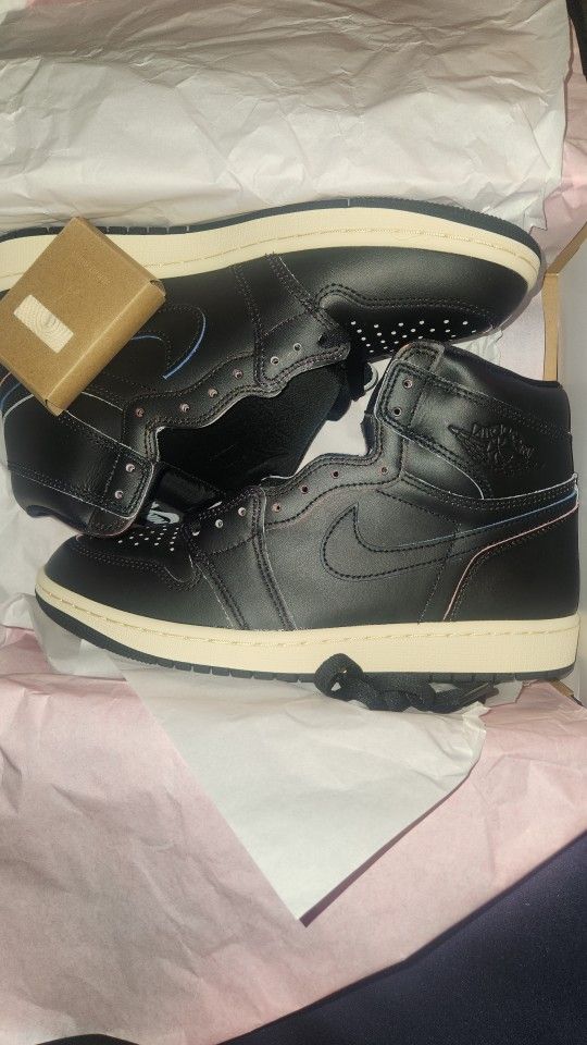 Jordan 1 Retro High OG "Black and Muslin"