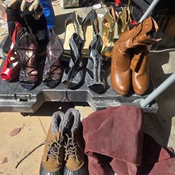 Women's Shoes All Never Worn Or Lightly Used