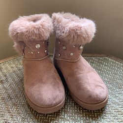 Little Girls Faux Fur Boots