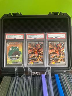 🔥 PSA Pokémon Slab Lot | Volcanion ex SIR PSA 10 & PSA 9 + Bellibolt ex PSA 10 | 3 Card Lot