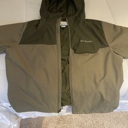 Mens XL Columbia Waterproof Coat