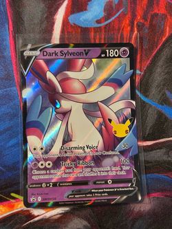 Pokemon Dark Sylveon V Promo Celebrations