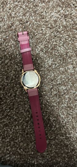 Michael Kors Watch with Pink Leather Strap