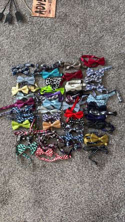 Large Lot of Mixed Bow Ties