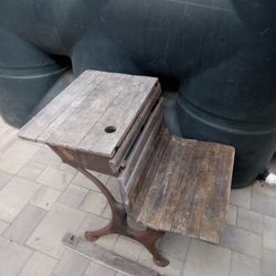 Antique School Desk