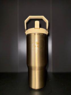 Stanley Quencher Tumbler Gold Messi