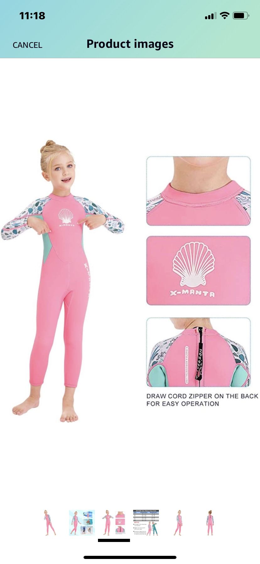 Girl Wet Swim Suit