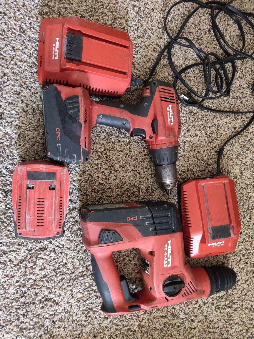 Hilti drill and hammer drill