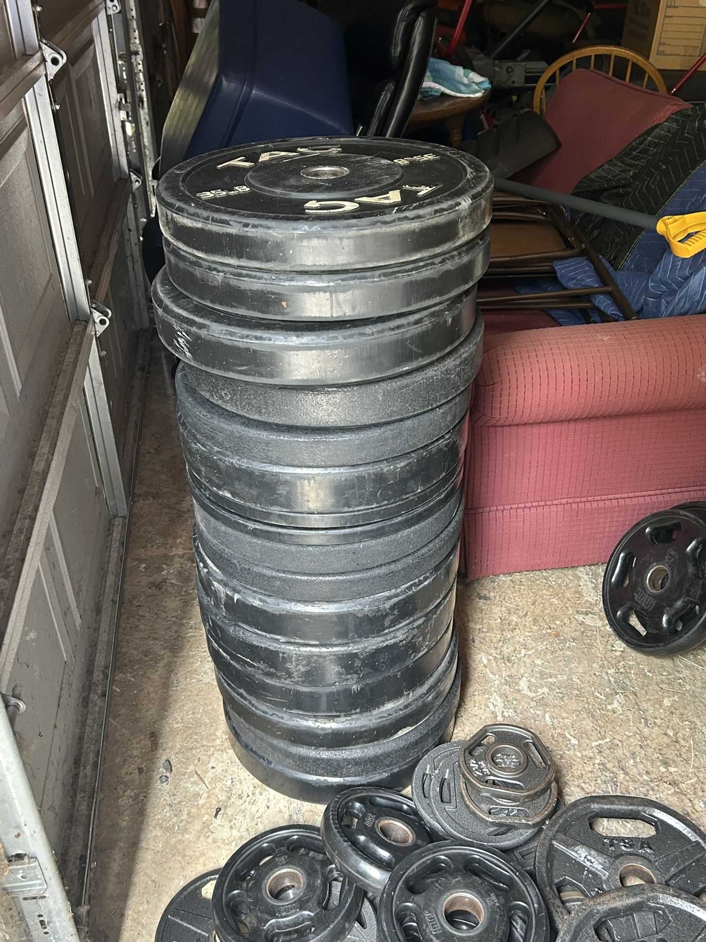 Olympic Bumper Weight Plates.