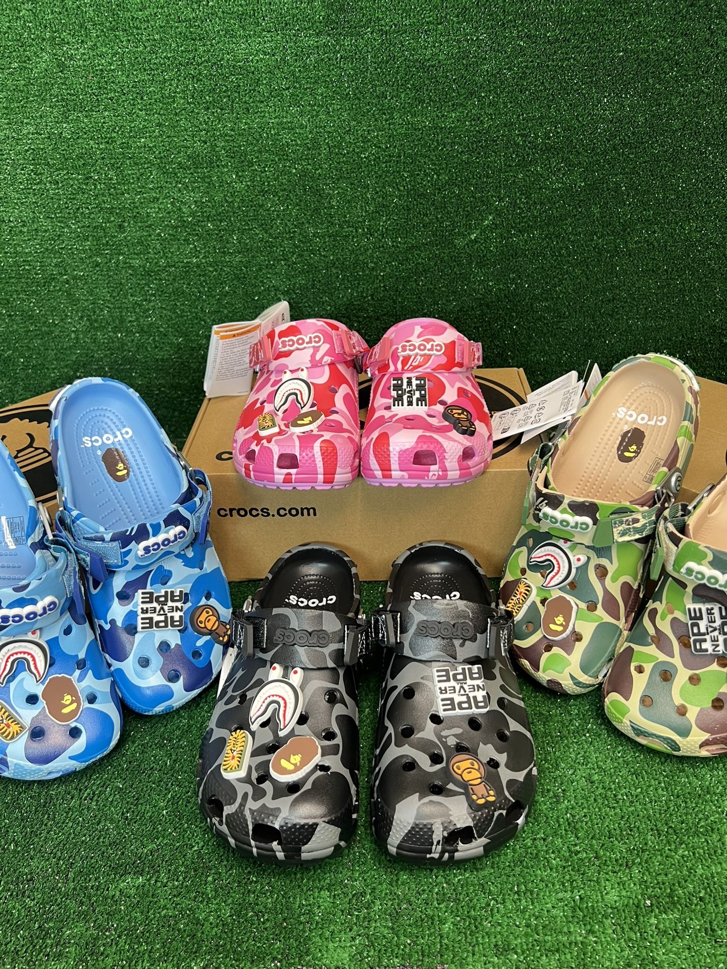Bape Crocs Size 6/7/8/9