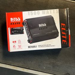 Boss 1500 Watts Bass Amplifier Monoblock 1 Channel With Bass Knob