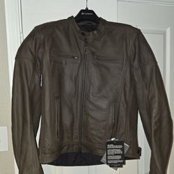 Leather Bike jacket (Size S)