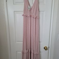 Light Pink New Long Dress 
