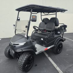 2025 Voyager Patriot 4-Passenger Lifted 72-Volt Street Legal LSV Golf Cart