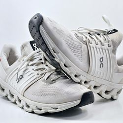 On Men’s Cloudswift 3 AD Running Size 11 Ice/Black |3MD10241926|