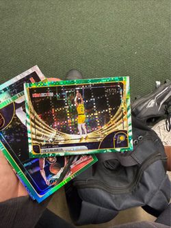 2025 Topps Hoops Tyrese Haliburton Pixel Burst Green 45/75 Season Highlight