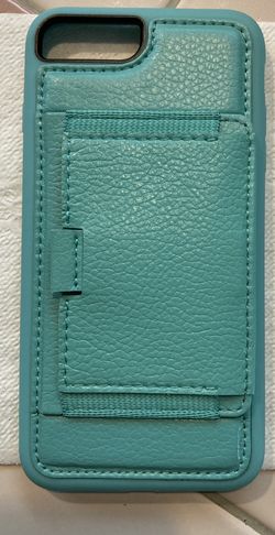 iPhone case fits 6,7,8 plus sizes. Teal blue green color