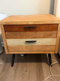 Mixed Wood Night Stand