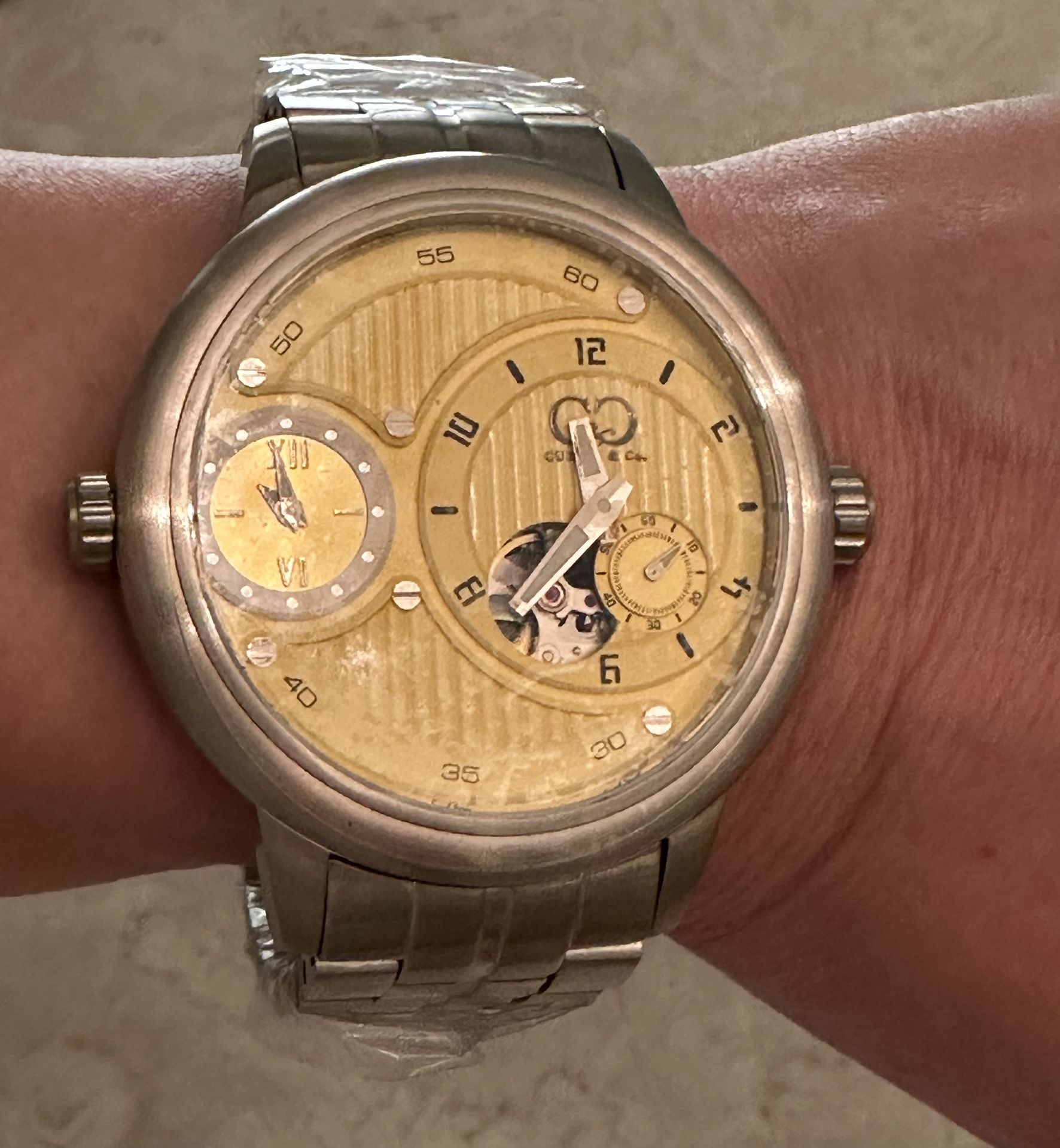 New In Box Curtis Co Big Time Passport Automatic And Quartz Mens