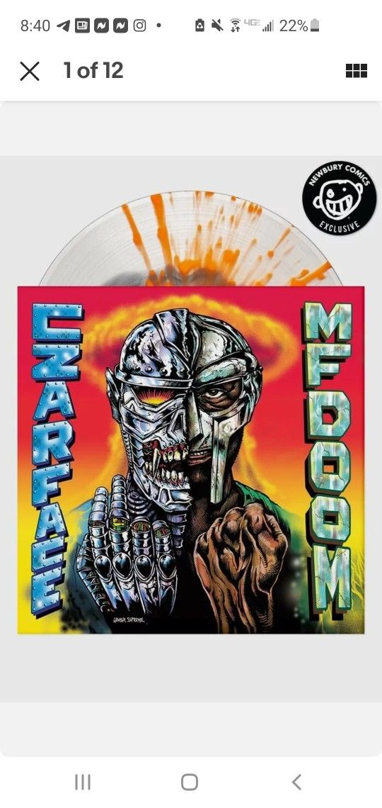 CZARFACE / MF DOOMCzarface Meets Metal Face Exclusive LP...