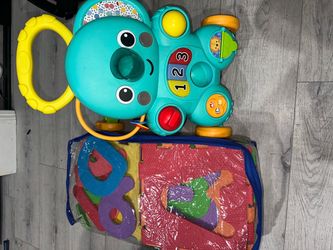 Baby Letter & Number Mat with Walker