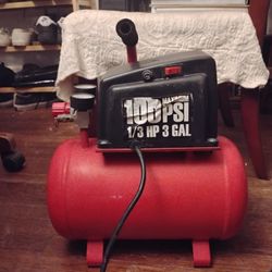 Central Pneumatic Air Compressor 1/3 HP 3 GAL 100 PSI