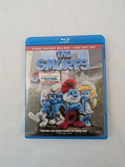 The Smurfs (2011) 3 disc holiday Blu-ray + DVD gift set