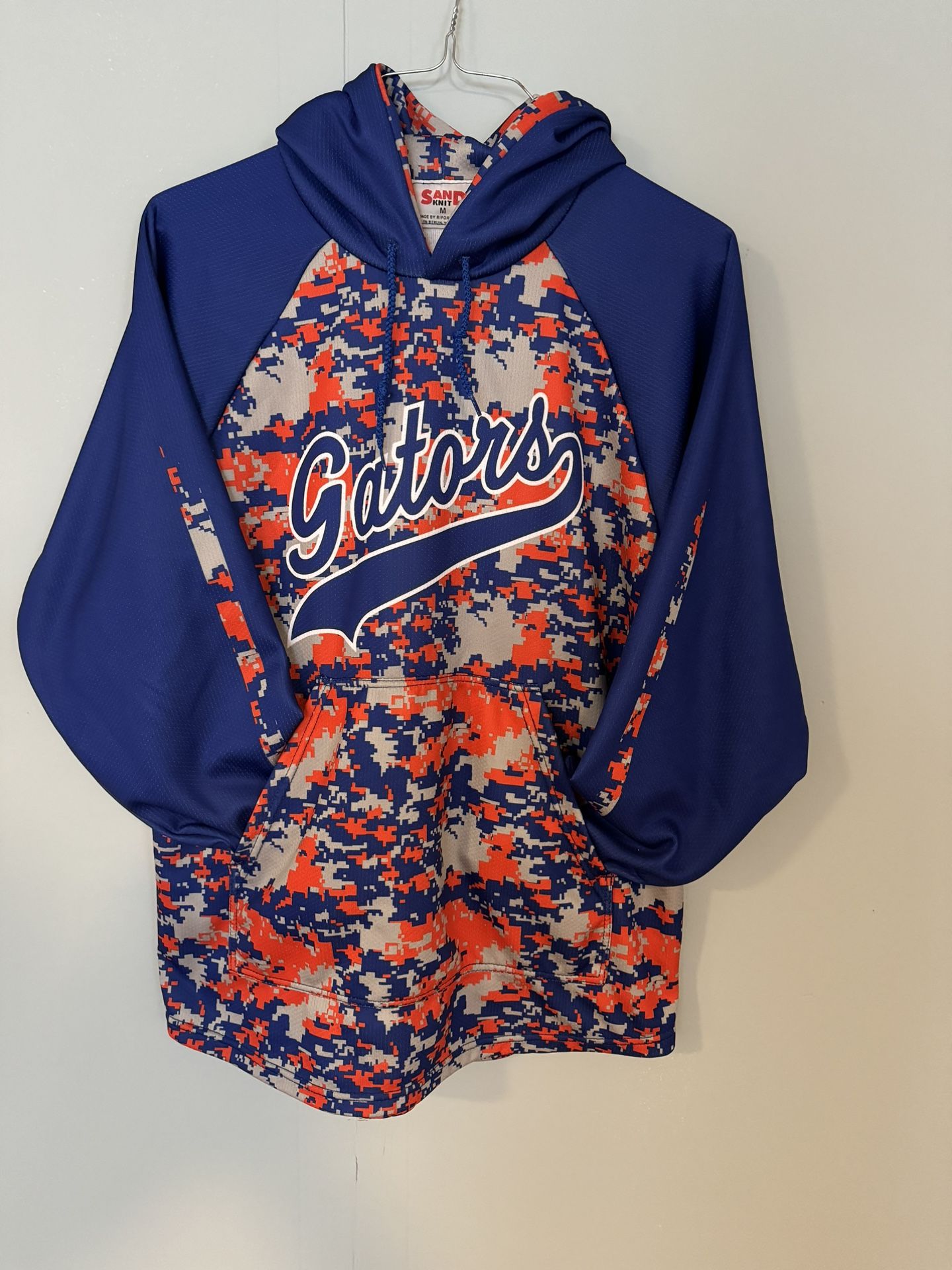 Mens Sandknit Florida Gators Hoodie, Medium. Pre-owned