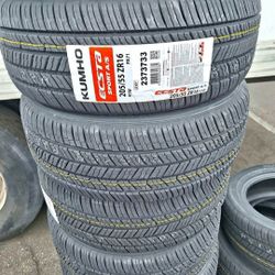 205/55R16 Set Of 4 Kumho New Tires 
