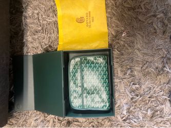 Green goyard handbag