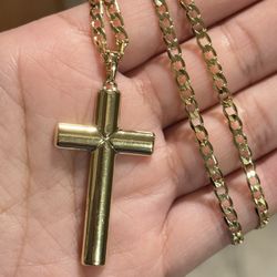 Cruz Oro Laminado 14k 