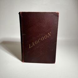 Laocoön (1890) by Gotthold Ephraim Lessing – Antique Hardcover | Roberts Brothers Edition