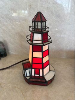 Tiffany Style Lighthouse Lamp