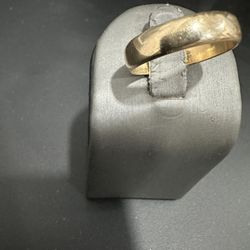 Ring  Men Wedding Band Yellow Gold 14k