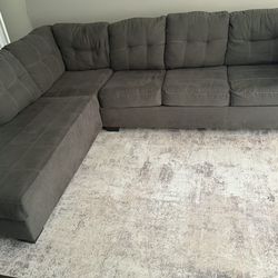 2 Piece Sofa Sleeper (Grey)