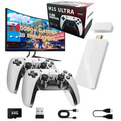 M15 ULTRA GAME CONSOLE Gamepad Handheld Arcade TV Home Video 4K Resolution