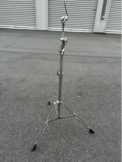 TAMA Double Braced Height-Adjustable Boom Cymbal Stand Tripod Silver