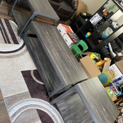 3 Piece Coffee Table Set For Sale