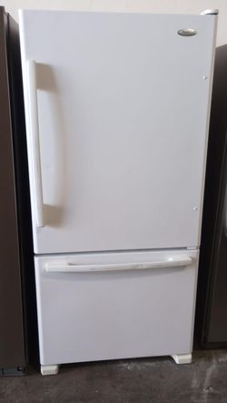 Whirlpool Bottom Freezer White Refrigerator Fridge
