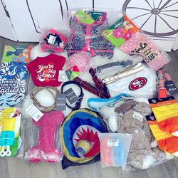 Small Medium Dog New Resellers Deal Collars Apparel Toys Fun Lot of 21 New Items
