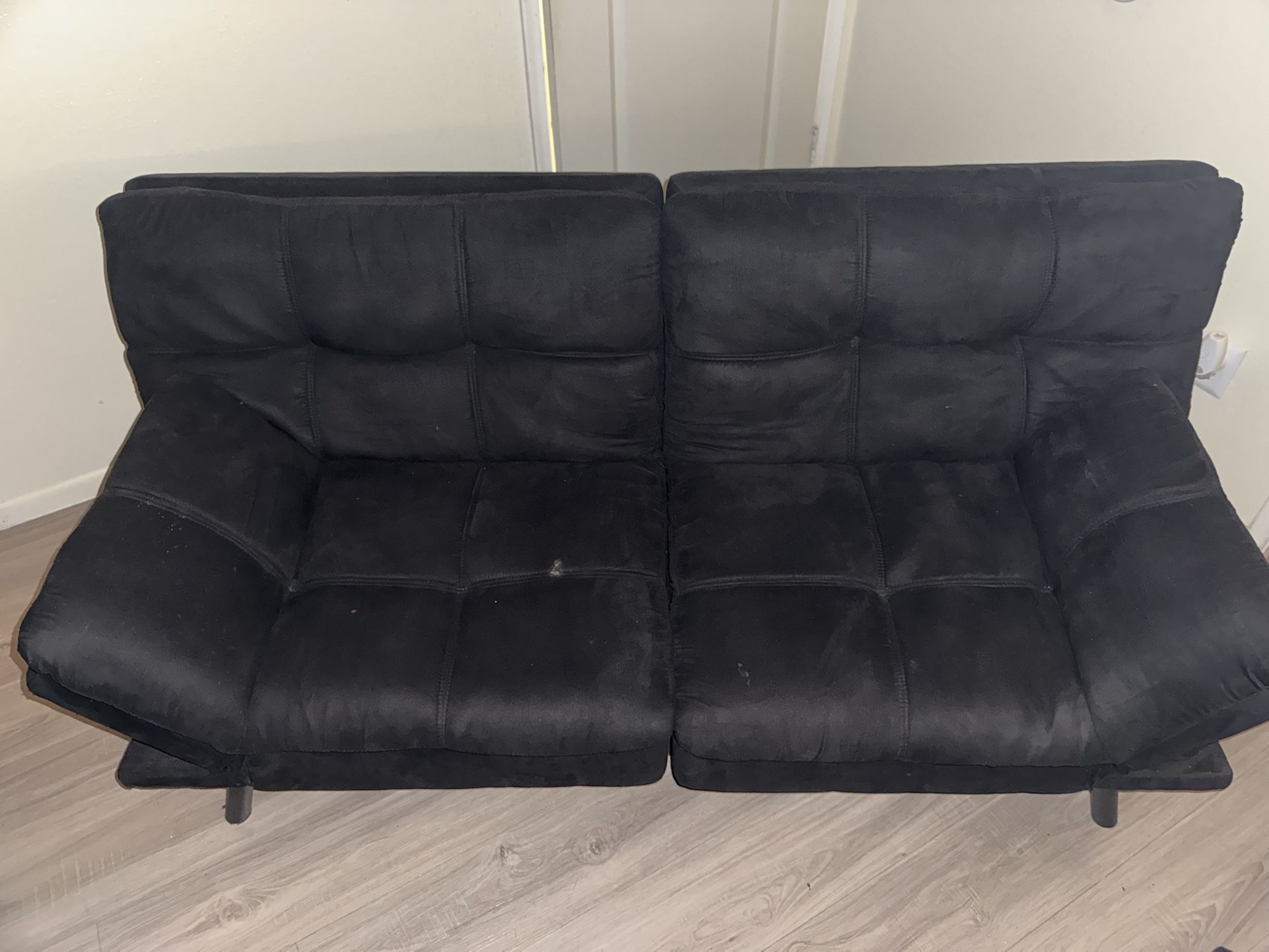 Black Cloth Futon