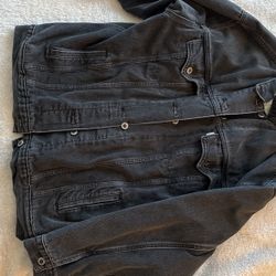 Levi Black Denim Jacket 