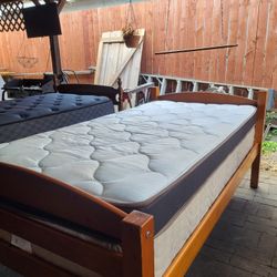 Twin Wood Bed