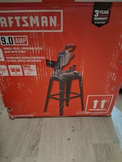 Craftsman Single Bevel miter saw with stand