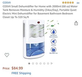 Household Dehumidifier(Brand New, Unopened)