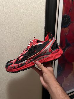 Red off white be right back shoes size 10