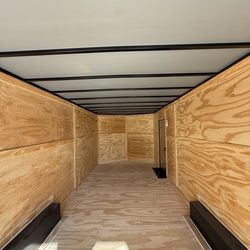 Trailer enclosed 8 1/2 x 16 it’s 2026 polycore 0.80